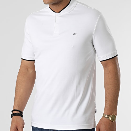 Polo Manches Courtes Smooth Cotton 8997 Blanc