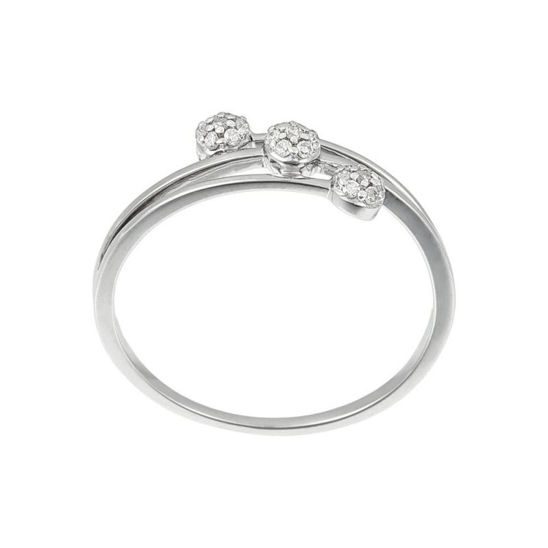 Bague Or Blanc et Diamant