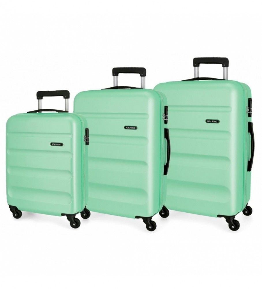 Conjunto de malas rígidas Roll Road 55-65-75cm Roll Road Flex Turquesa