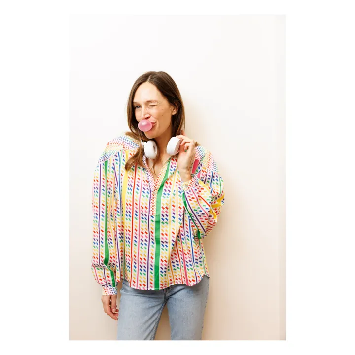 Paolina Blouse David Bowie Rainbow | Multicolore