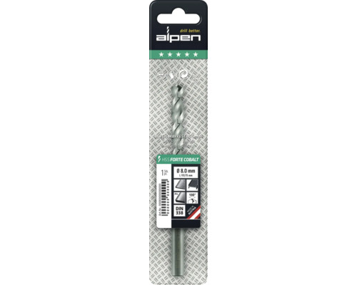 HSS-ECo staalboor Alpen Ø 1 mm DIN 338 R-Forte