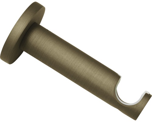 Enkelsporige wandbeugel voor Kira cappuccino Ø 19 mm