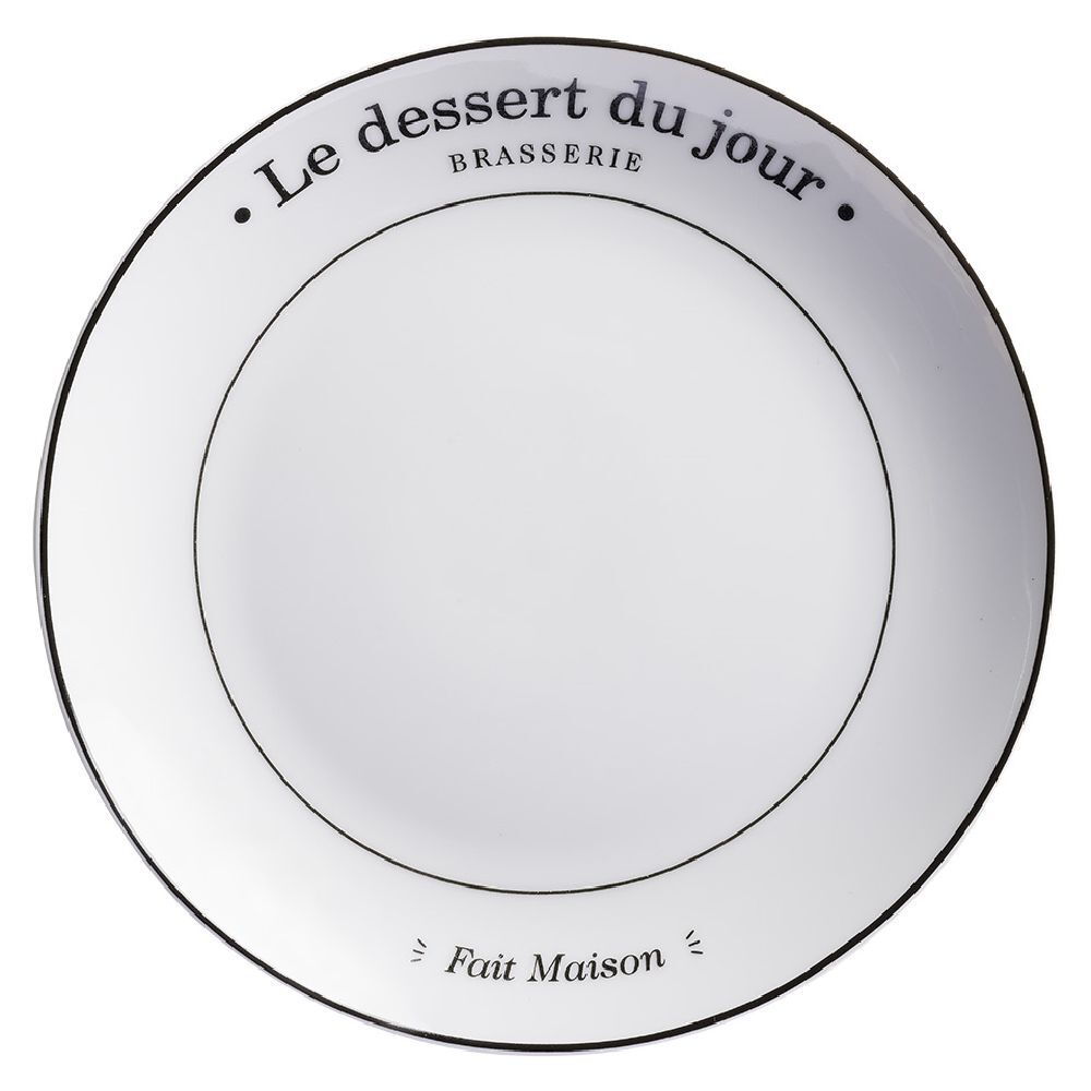 Assiette à dessert Le plat du jour