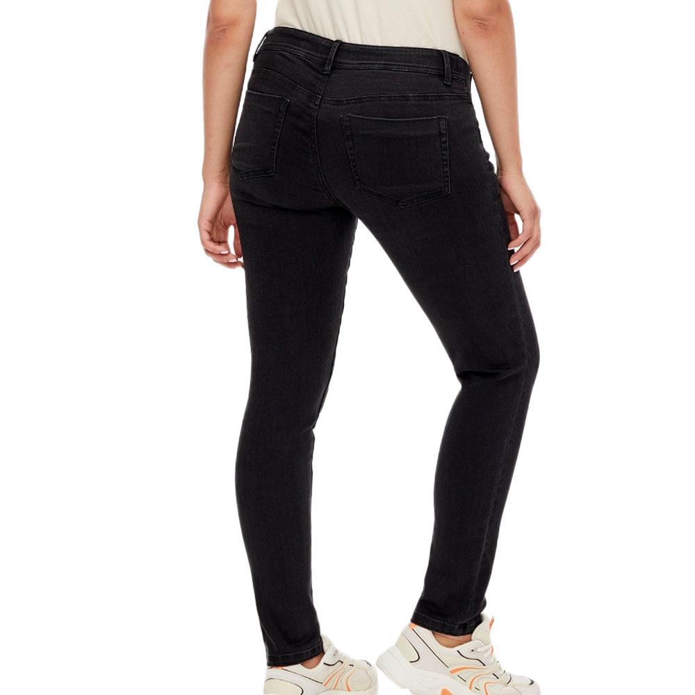 Mamalicious Jean Slim Noir de Grossesse Mamalicious Elastics