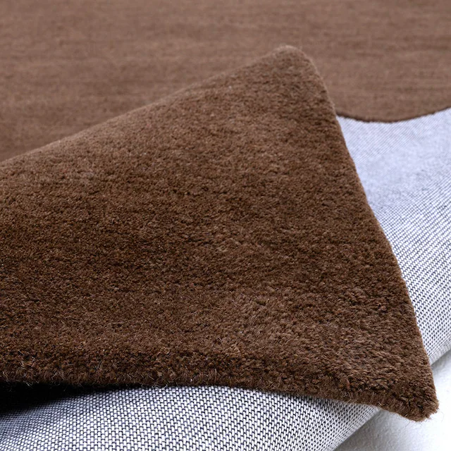 my home Wollteppich »Gabbo Natur, Handgefertigt, Teppich, reine Wolle, meliert« rechteckig 14 mm Höhe reine Wolle, Uni,handgewebt, Wohnzimmer, Schlafzimmer, Esszimmer