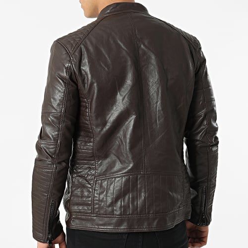 Veste Biker 5032 Marron