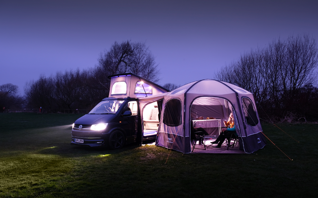 Vango Airhub Hexaway II aufblasbares Busvorzelt