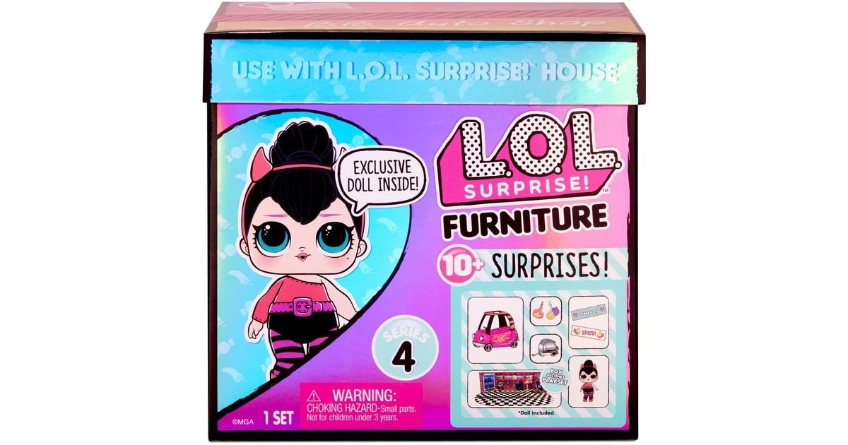 MGA EntertainmentL.O.L. Surprise! Furniture with Doll - BB Auto Shop & Spice Pop  (Serie 4)
