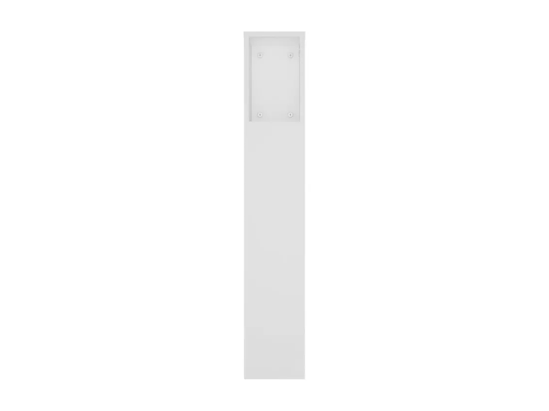 Armoire de tête de lit Blanc 180x18,5x104,5 cm