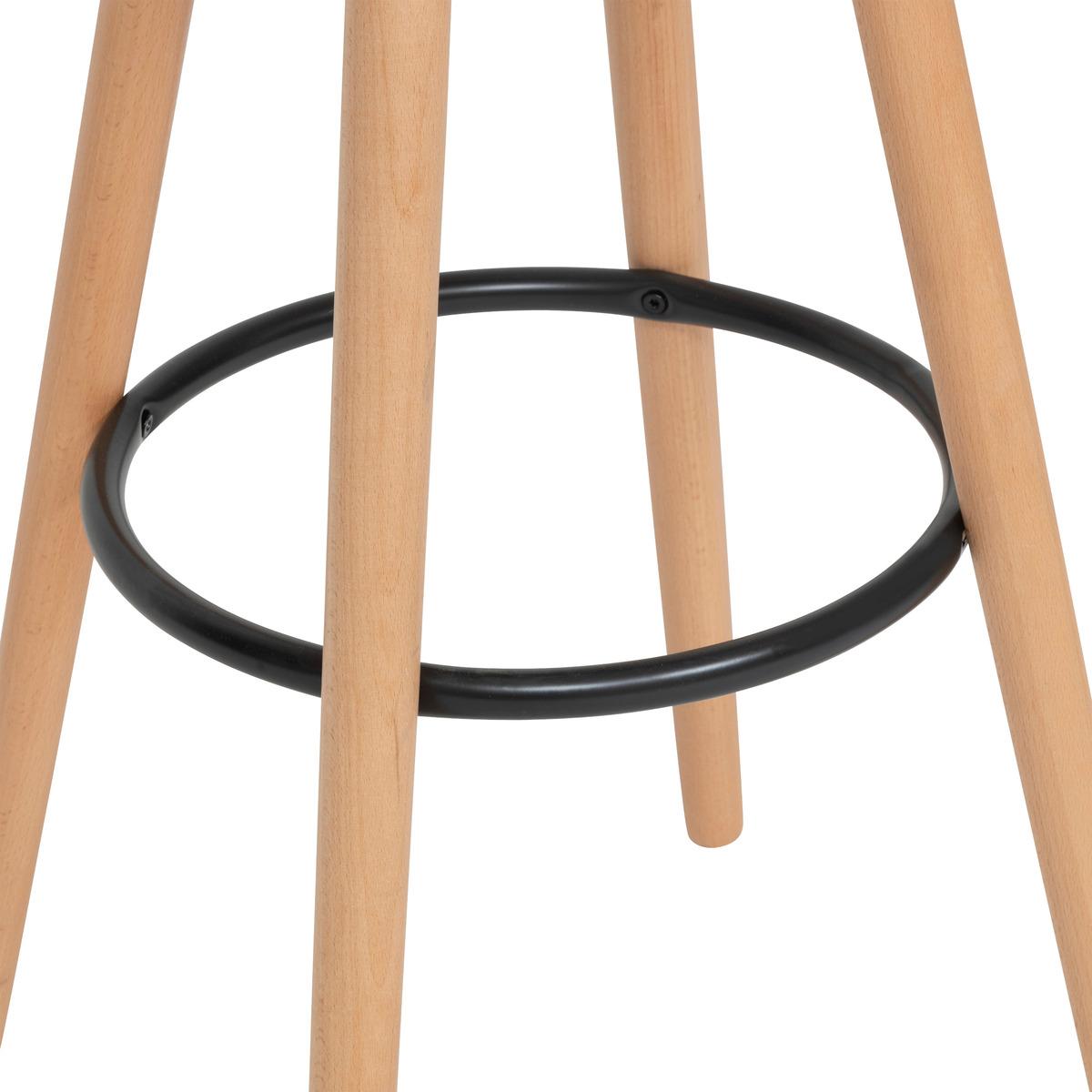 TABOURET DE BAR MAXON BLANC H.92.5CM