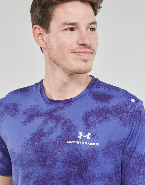 Under Armour - RUSH ENERGY PRINT SS - Bleu / Blanc