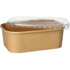 Barquette d'emballage 'pure', 500 ml, brun