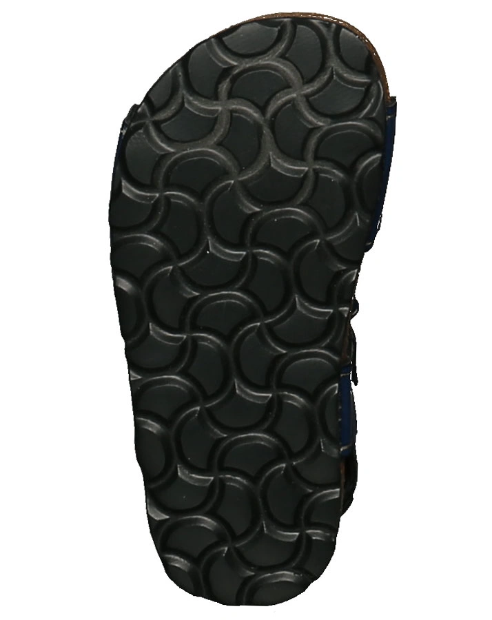Leder-Sandalen FREJA in navy