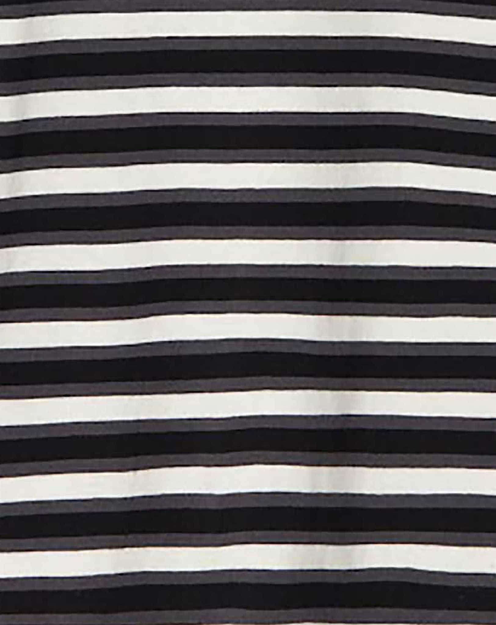 T-Shirt NMMDIKE PANDA gestreift in black