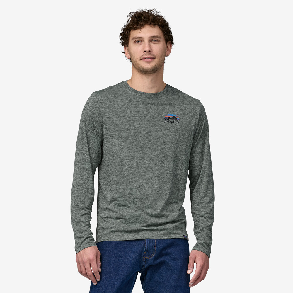 Herren Langarmshirt Capilene Cool Daily Graphic