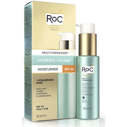 Roc - Hydrate + Plump Crema Hidratante Con Ácido Hialurónico Spf30