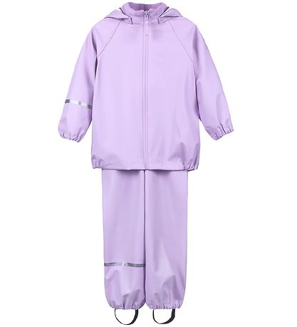 CeLaVi Regenkleidung m. Träger - Recycelt PU - Purple Rose