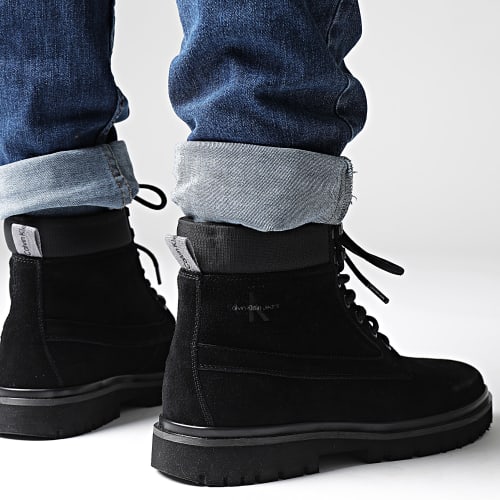 Boots Mid Lace Up 0802 Black Stormfront