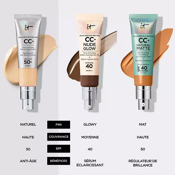 IT Cosmetics Your Skin But Better™ CC+ Cream Correctrice SPF 50 Deep Honey 32ml