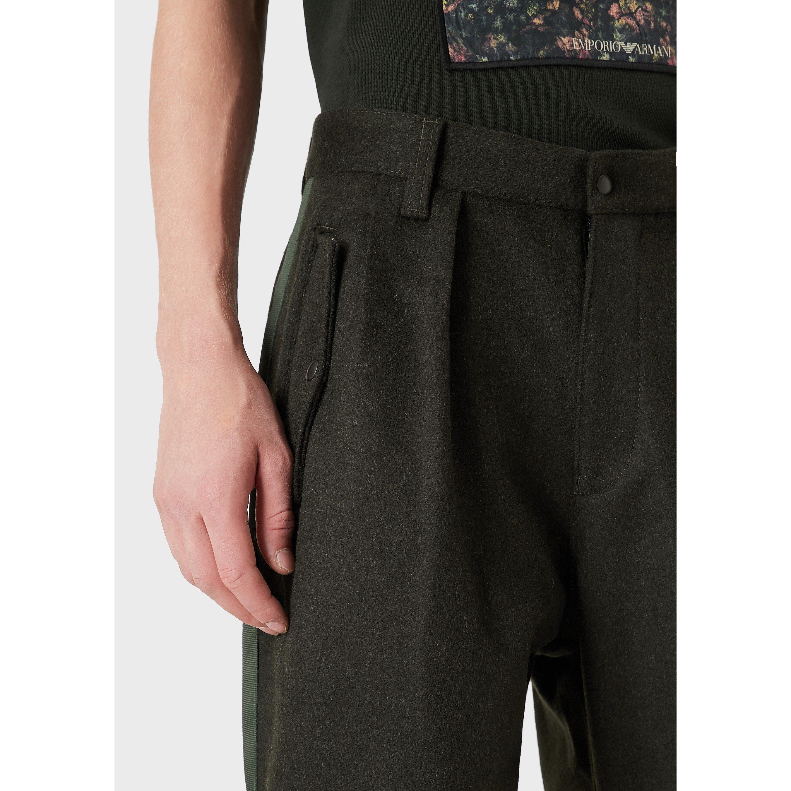Emporio Armani Straight Leg Trousers