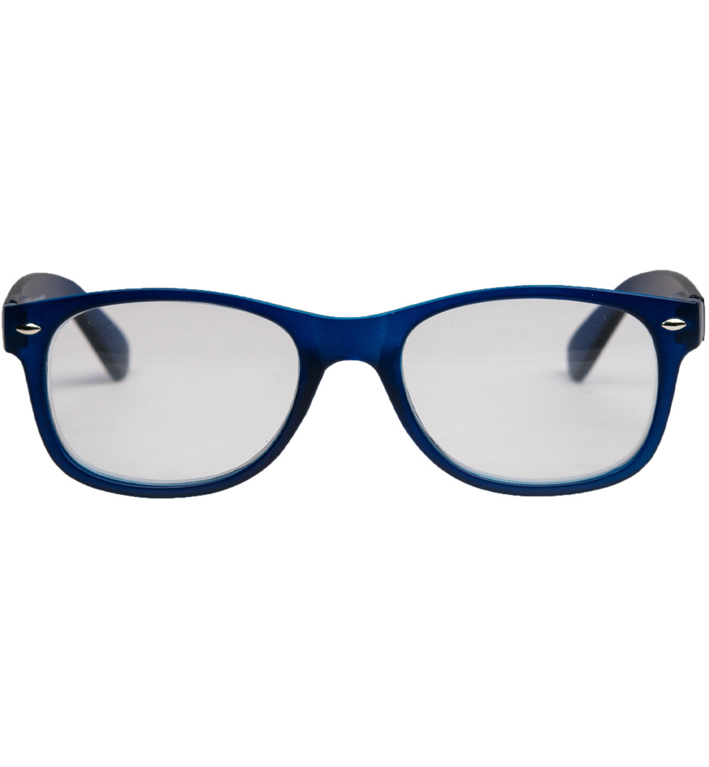 Melleson Leesbril wayfarer mat blauw +1.00 (1 stuk)