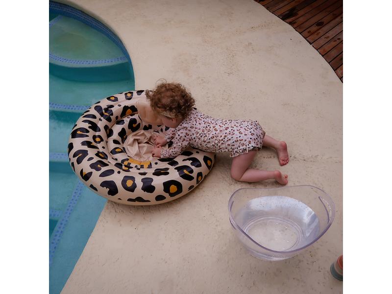 Swim Essentials Schwimmsitz 0-1 Jahre Leopard Beige Babyschwimmer