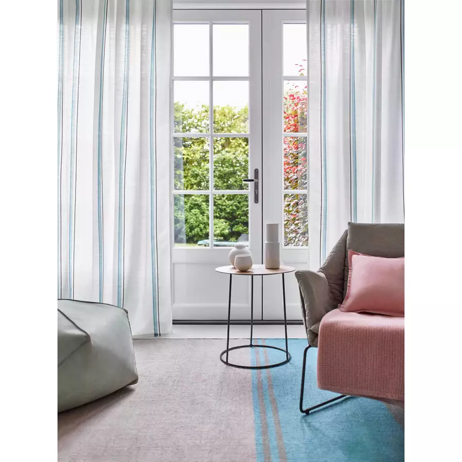 Esprit Kurzflorteppich CAMPS BAY grau hellblau