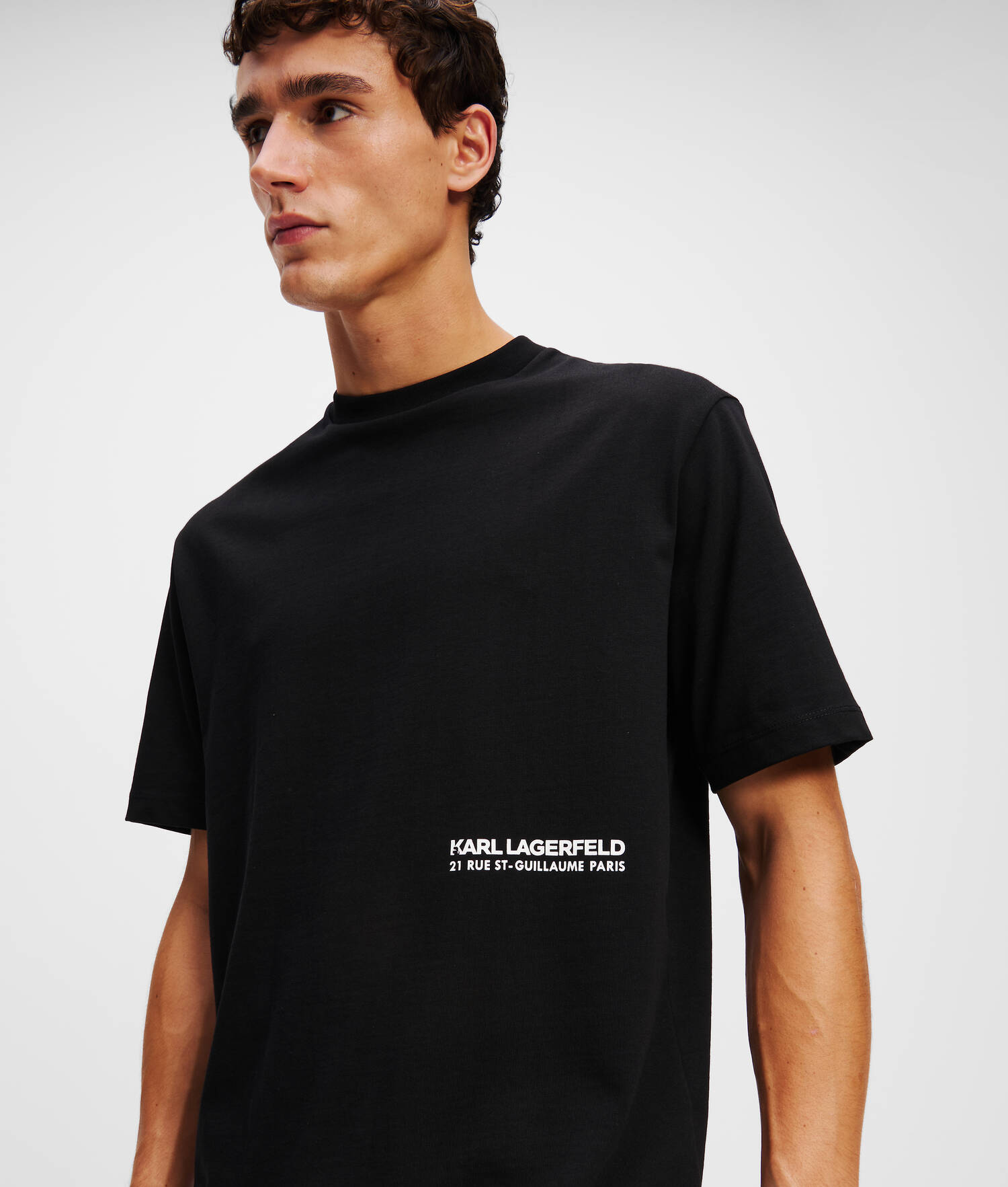 T-SHIRT RUE ST-GUILLAUME - Noir