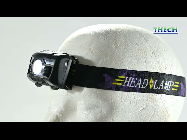 WikuTech WT 2004 - Accu hoofdlamp - oplaadbaar - 100 Lm