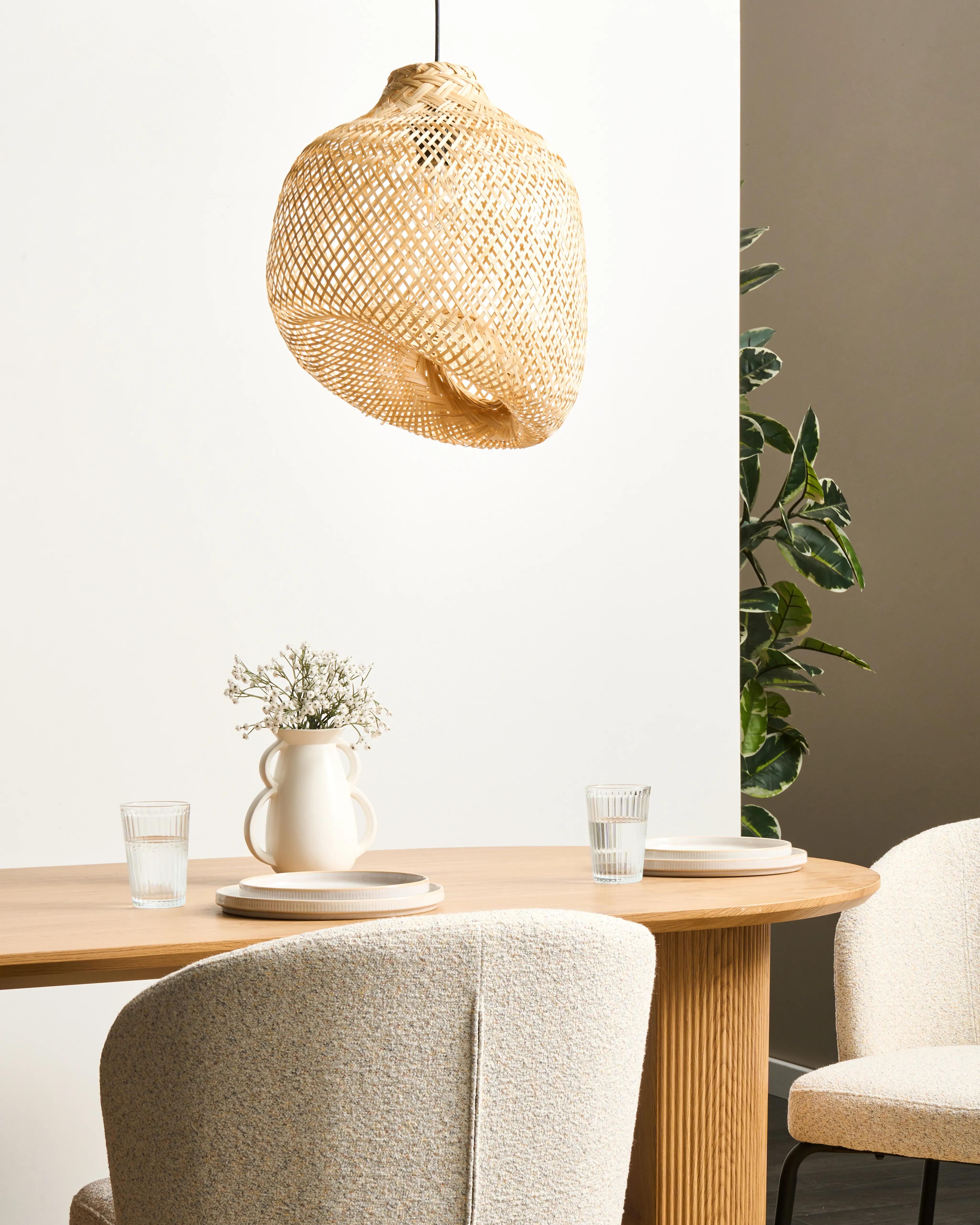 Hanglamp GURABO Bamboehout Natuurlijk