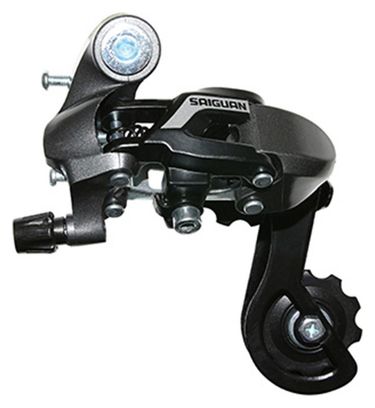 Derailleur Vtt-Route Arriere P2R 6-7V. Noir Seven Petite Chape A Visser