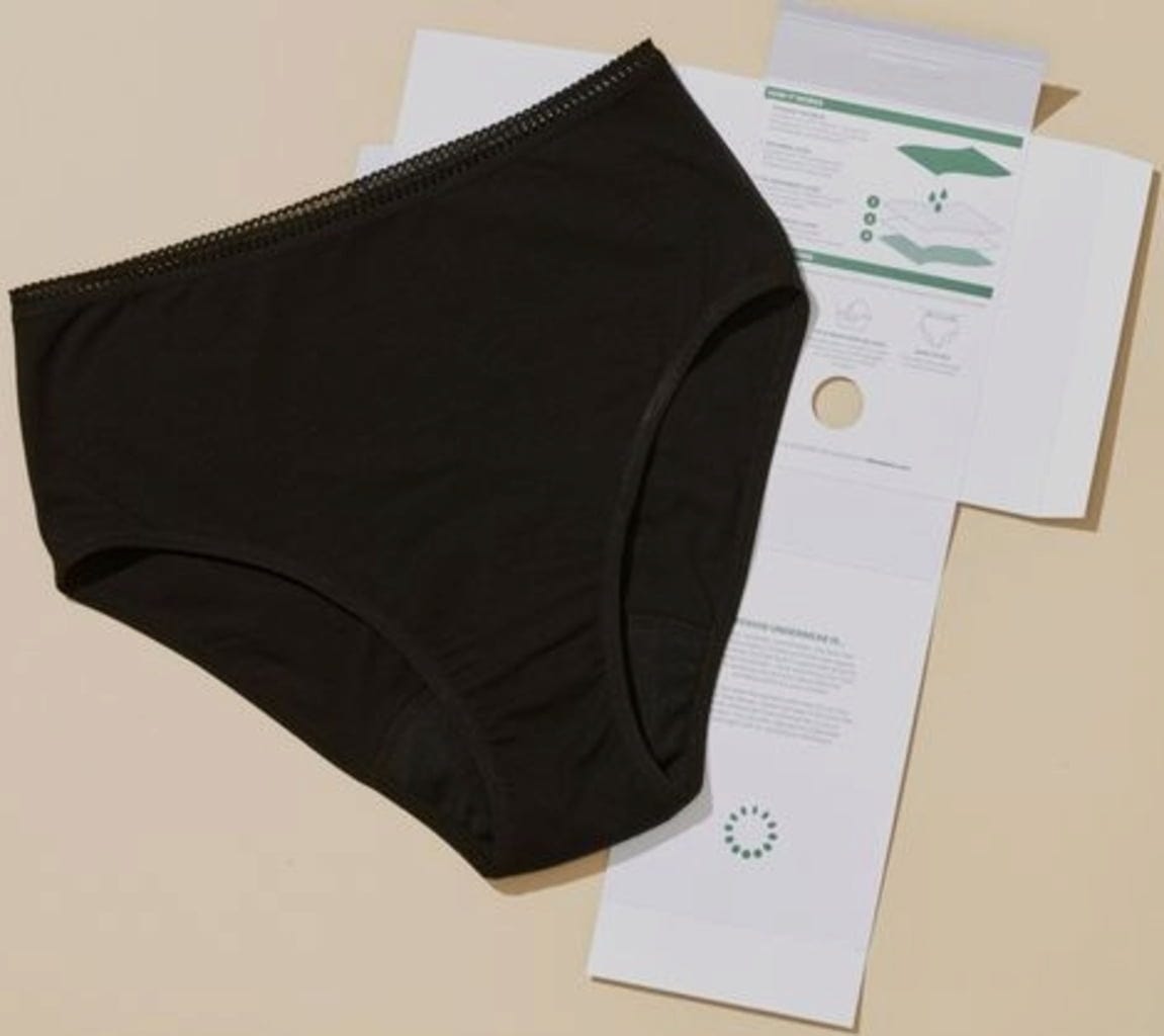 AllMatters  Period Underwear High Waist Black, L