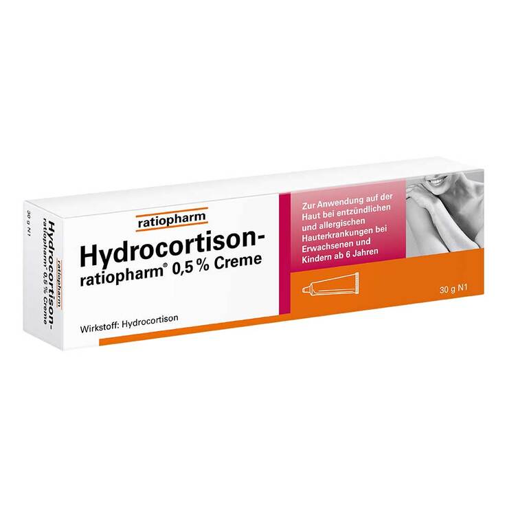 Hydrocortison ratiopharm 0,5%, Creme, 30 g