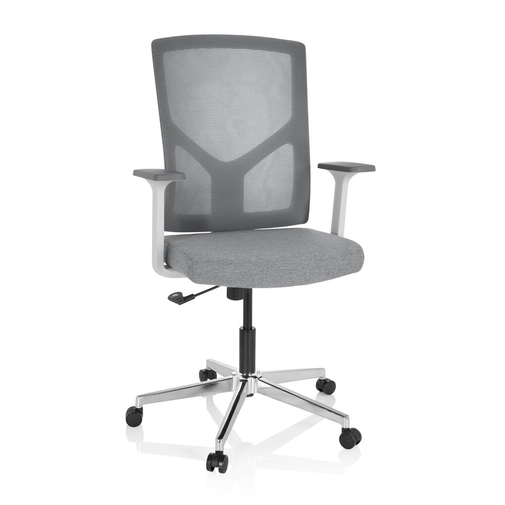 Home Office Bürostuhl BRETON BASE W Stoff/Netzstoff mit Armlehnen hjh OFFICE