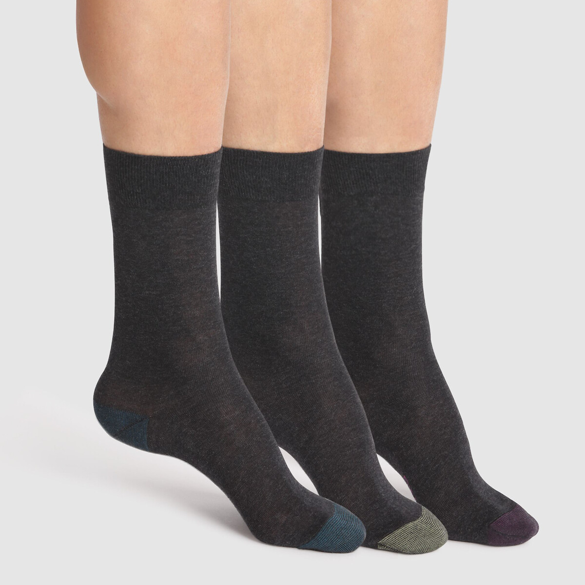 DIM<br>Conjunto de 3 pares de meias MIX&MATCH