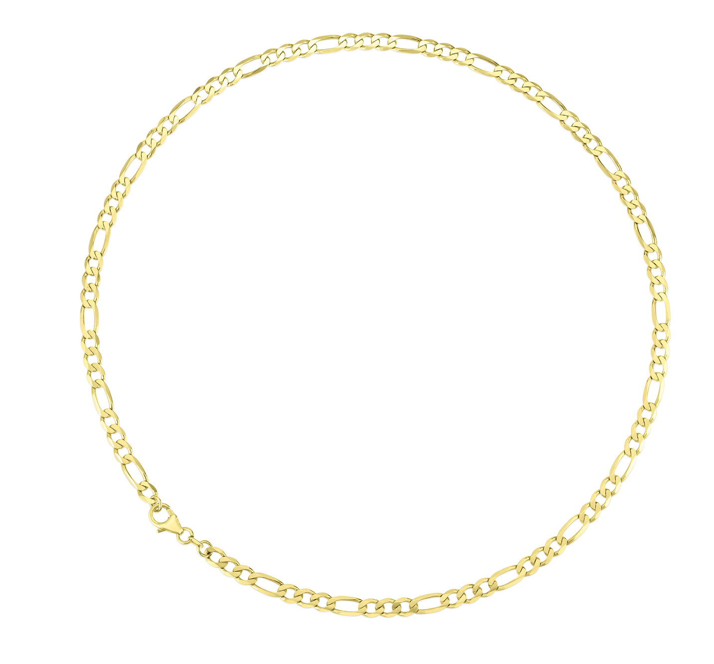 Diamantierte Figarokette
