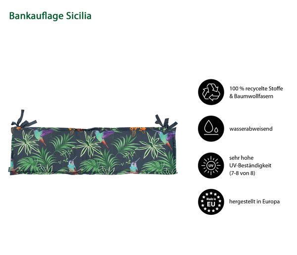 Dehner Bankauflage Sicilia 3-Sitzer, ca.