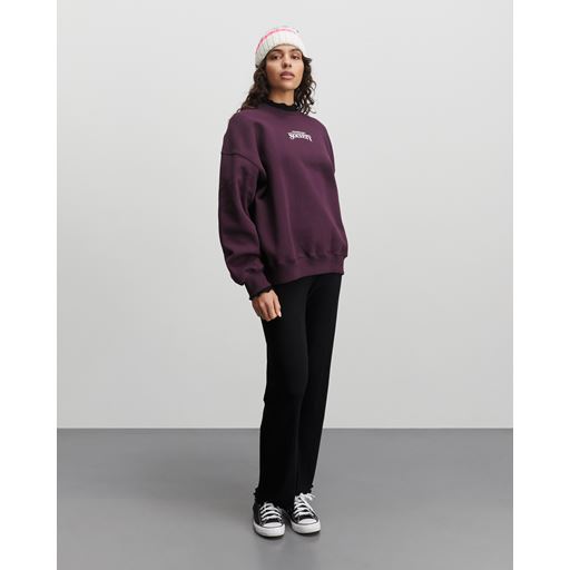 Mads Nørgaard Organic Sweat Atli Sweatshirt, Plum Perfect, S
