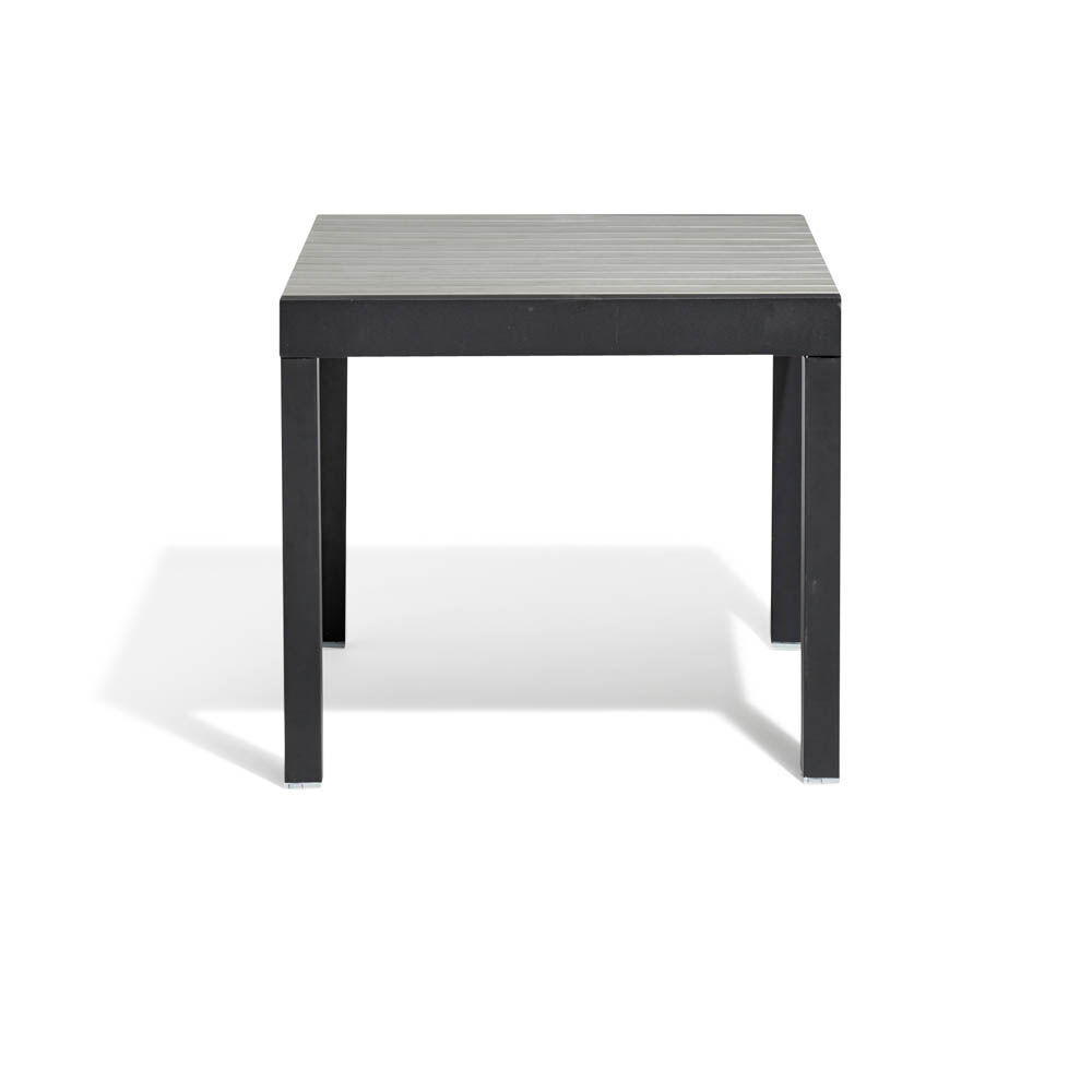 Table de jardin extensible Finland noir gris 4/8 personnes
