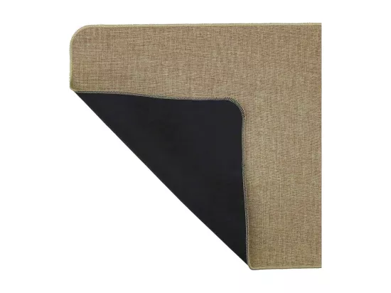 Tapis d'intérieur rectangle tissé uni 