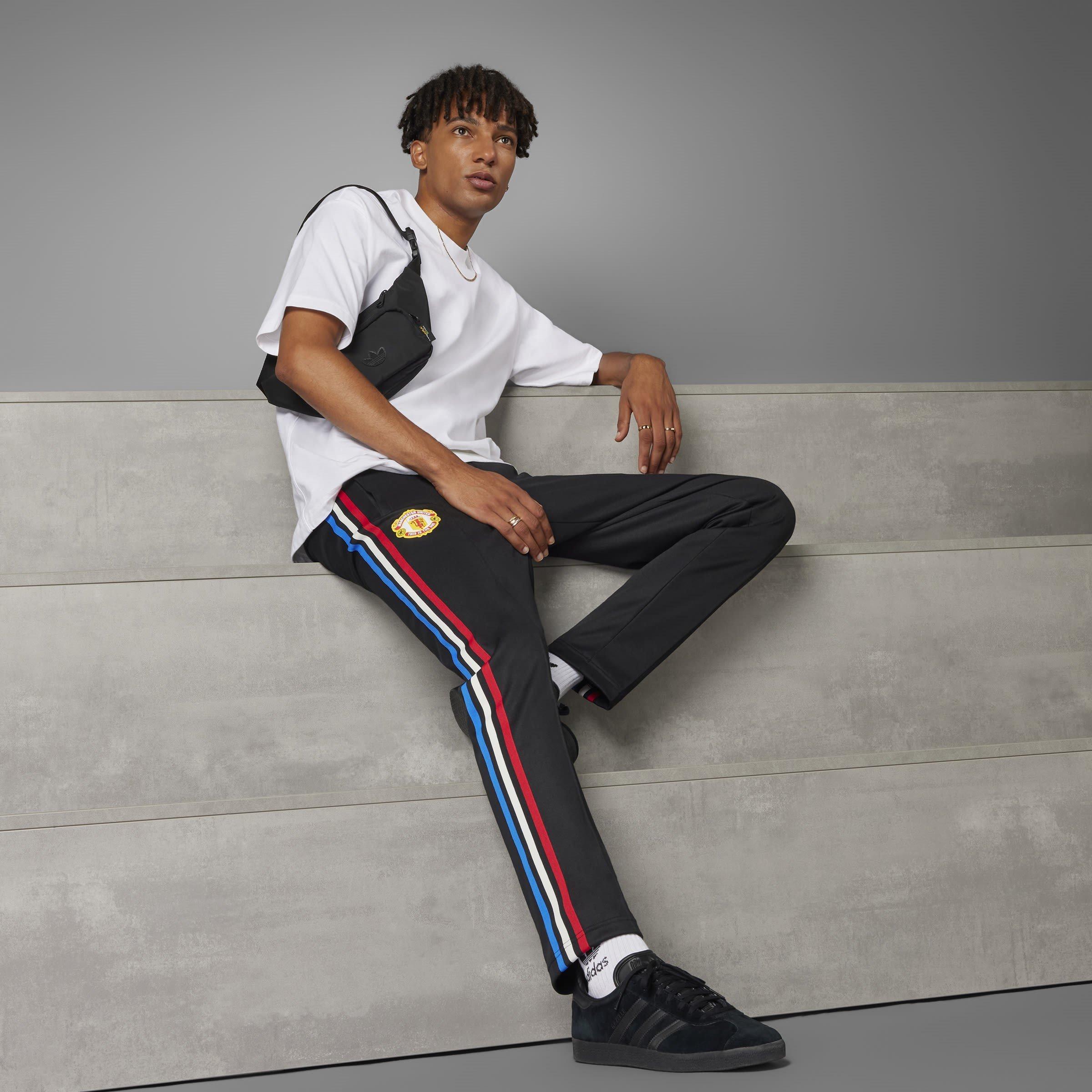 adidas Manchester United Stone Roses Original Tracksuit Bottom Mens