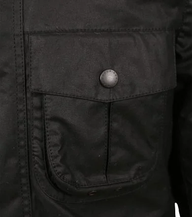Barbour Waxjas Corbridge Zwart MWX0340-BK72 kopen