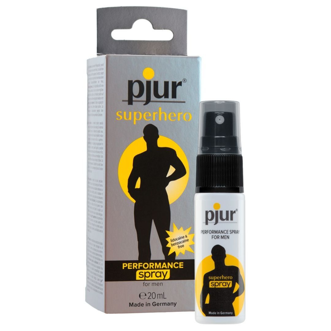 Penisspray „Superhero“ | Latexkondomsicher | pjur