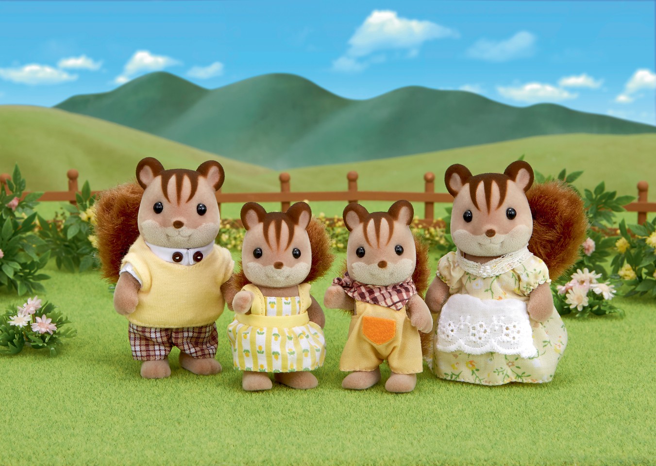Sylvanian Families - Familien Valnøddeegern (4172)