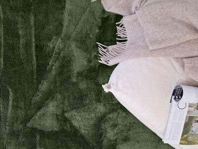 KM Carpets Cozy Gulvteppe 110x160, Green