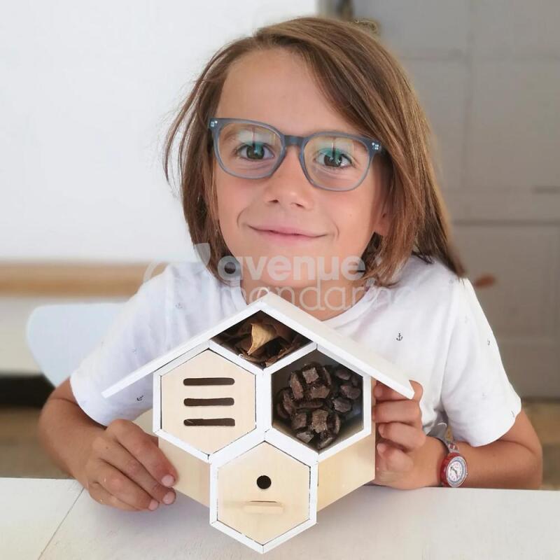 Boîte créative, Hôtel à insectes à construire - Bois