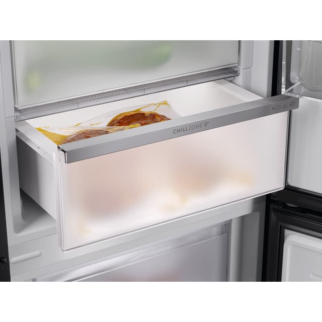Electrolux Kølefryseskab LNT8MB36B (Sort rustfri stål)