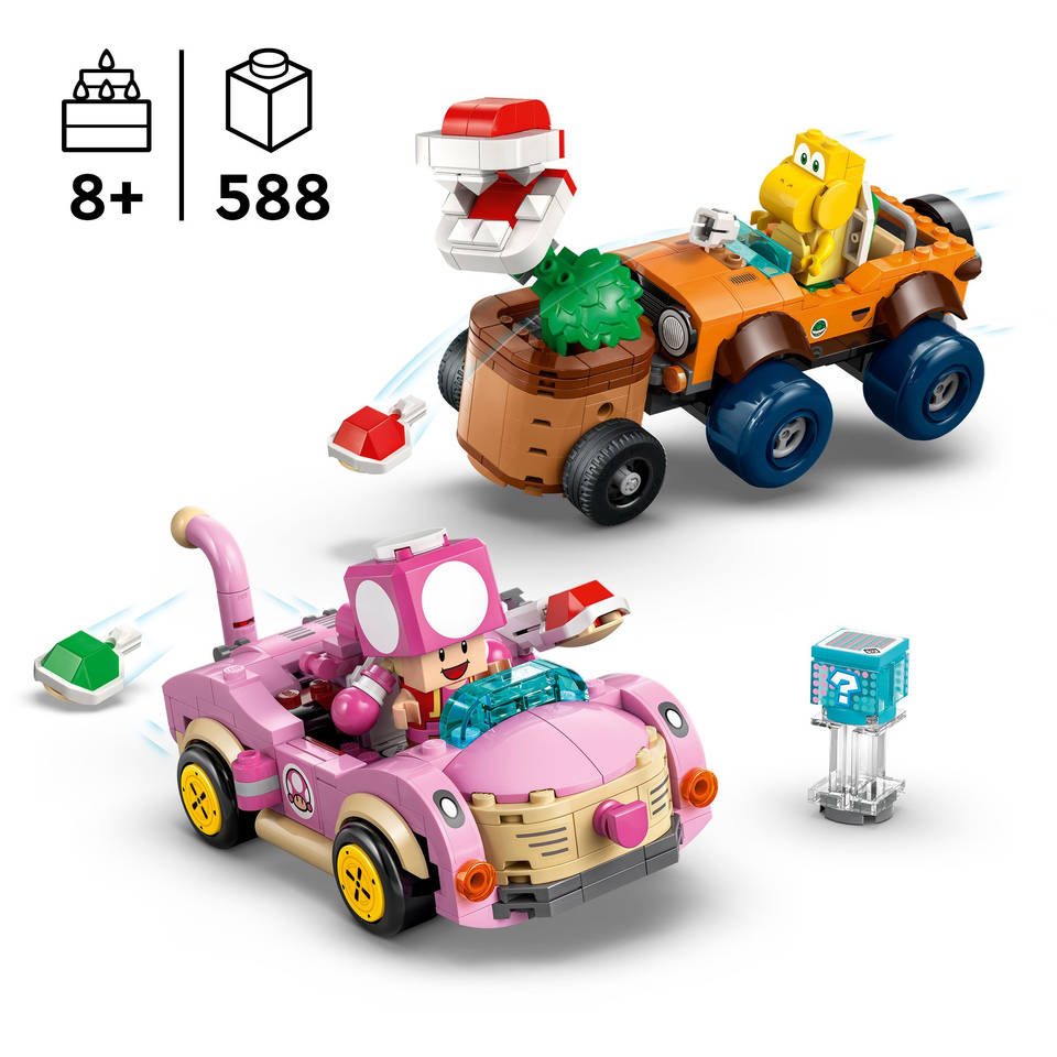 LEGO Super Mario Mario Kart: achtervolging met de Piranha Plant 72044