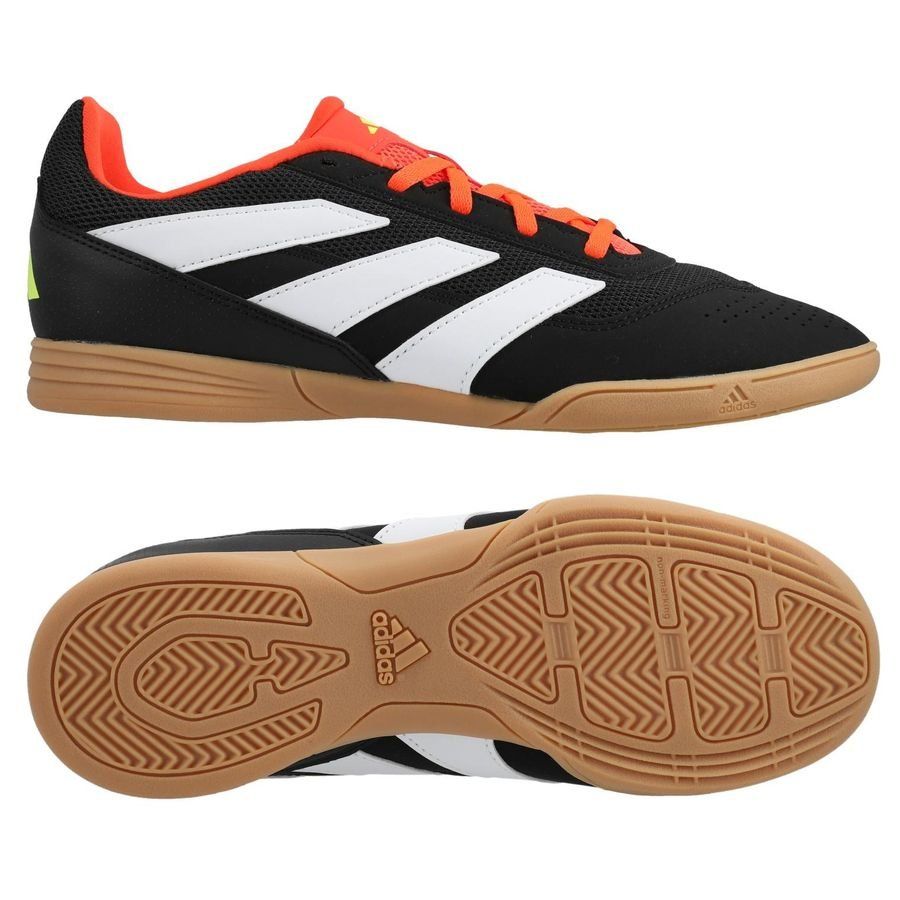 adidas Predator Club Sala IN Solar Energy - Noir/Blanc/Rouge Enfant