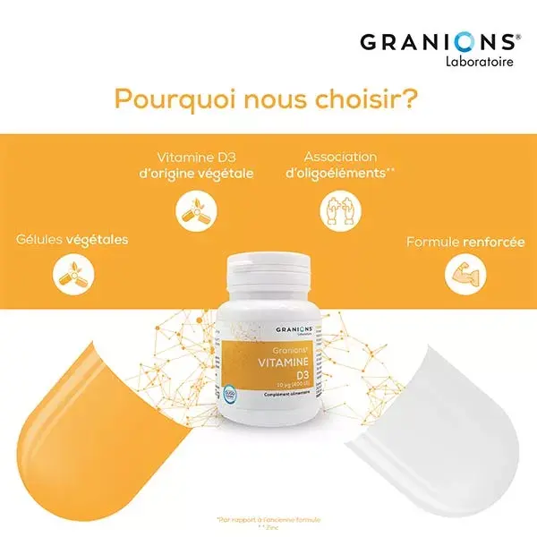 Granions Vitamina D3 60 cápsulas